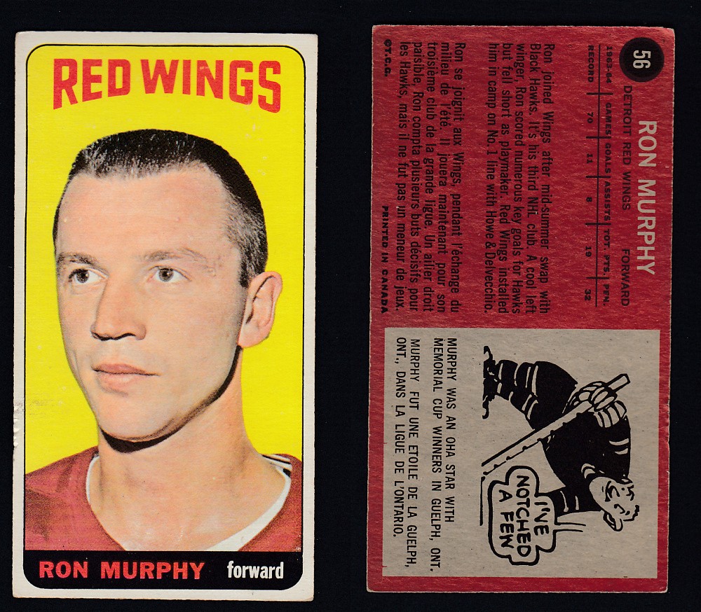 1964-65 TOPPS HOCKEY CARD #56 R. MURPHY photo