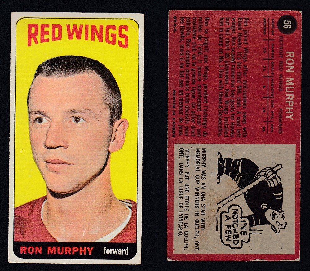 1964-65 TOPPS HOCKEY CARD #56 R. MURPHY photo