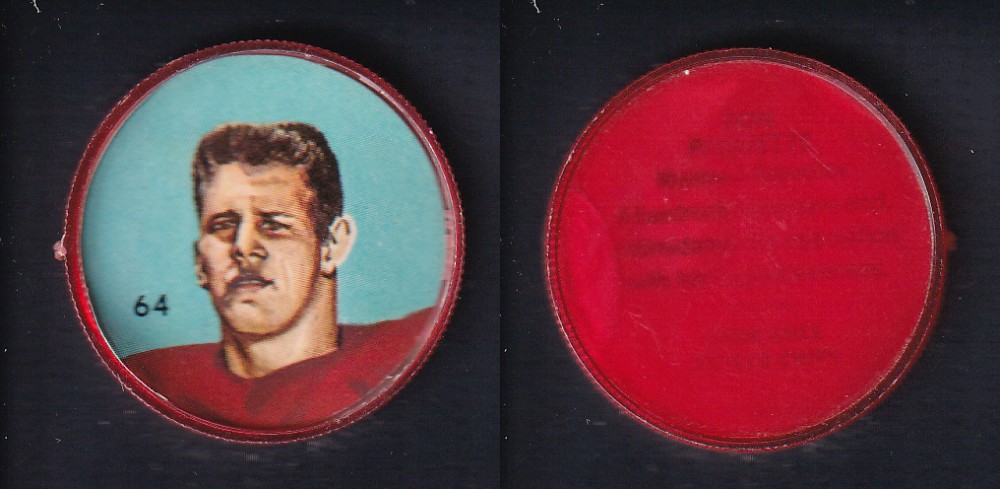 1963 CFL NALLEY'S FOOTBALL COIN #64 D. PAQUETTE photo