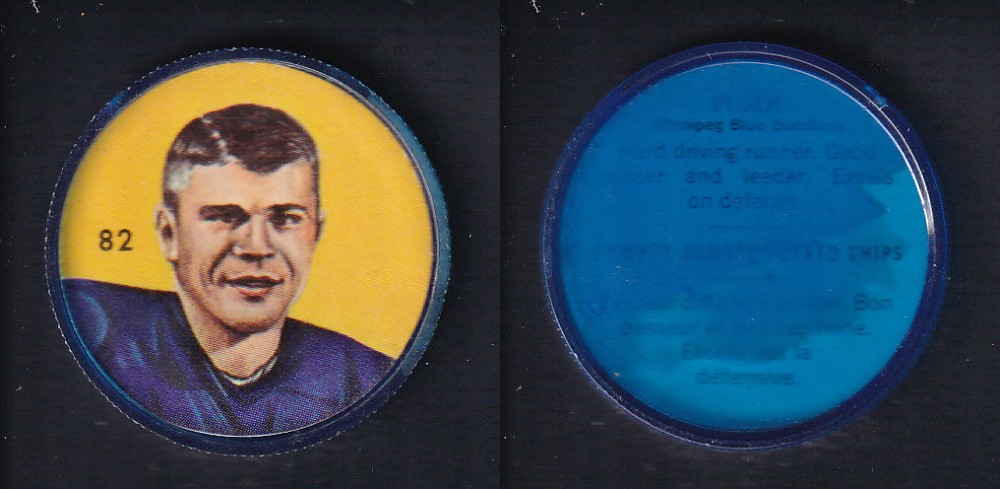 1963 CFL NALLEY'S FOOTBALL COIN #82 K. PLOEN photo