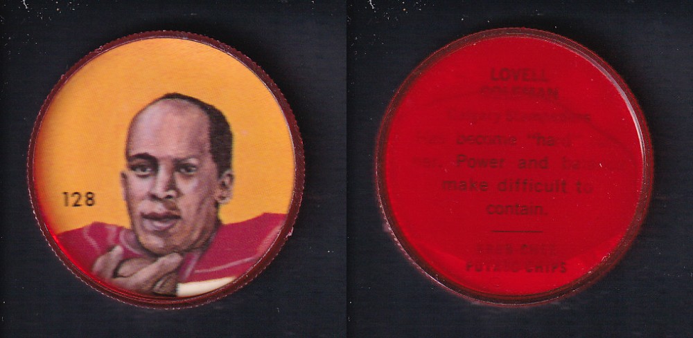 1963 CFL NALLEY'S FOOTBALL COIN #128 L. COLEMAN photo