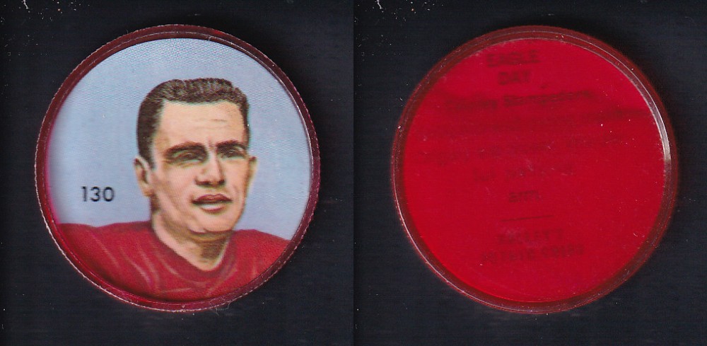1963 CFL NALLEY'S FOOTBALL COIN #130 E. DAY photo