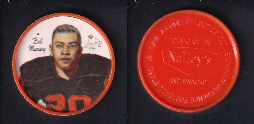 1964 CFL NALLEY'S FOOTBALL COIN #4 B. MUNSEY photo