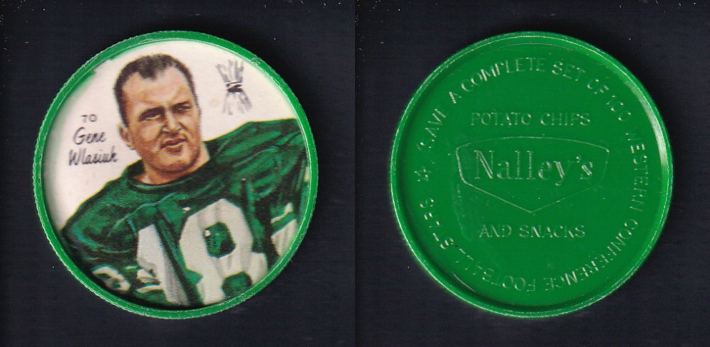 1964 CFL NALLEY'S FOOTBALL COIN #70 G. WLASIUK photo
