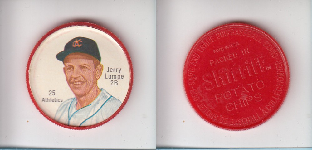 1962 SHIRRIFF BASEBALL COIN #25 J. LUMPE photo