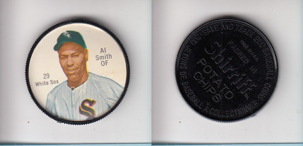 1962 SHIRRIFF BASEBALL COIN #29 A.SMITH photo