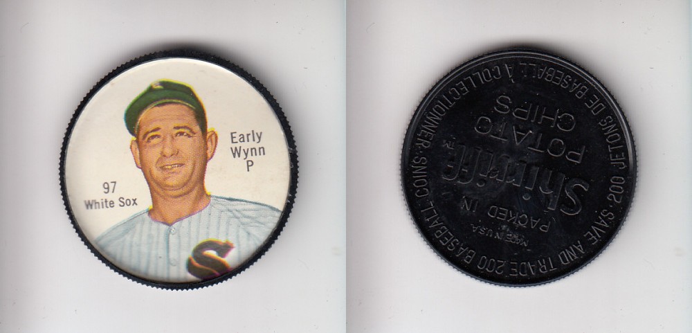 1962 SHIRRIFF BASEBALL COIN #97 E. WYNN photo