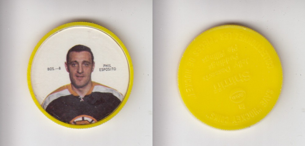 1968-69 SHIRRIFF HOCKEY COIN BOS-8 P. ESPOSITO photo