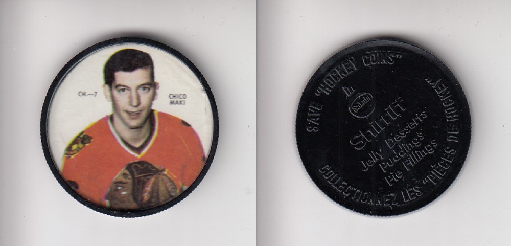 1968-69 SHIRRIFF HOCKEY COIN CH-7 C. MAKI photo