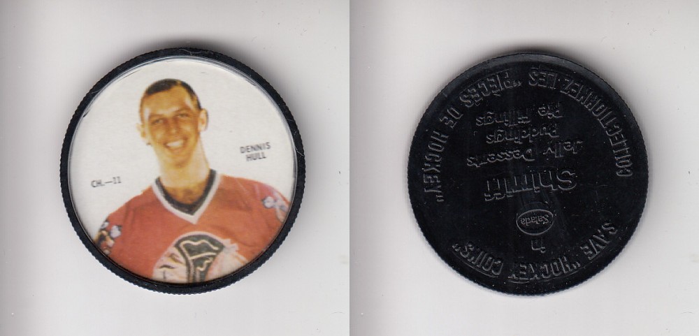 1968-69 SHIRRIFF HOCKEY COIN CH-11 D. HULL *SP* photo