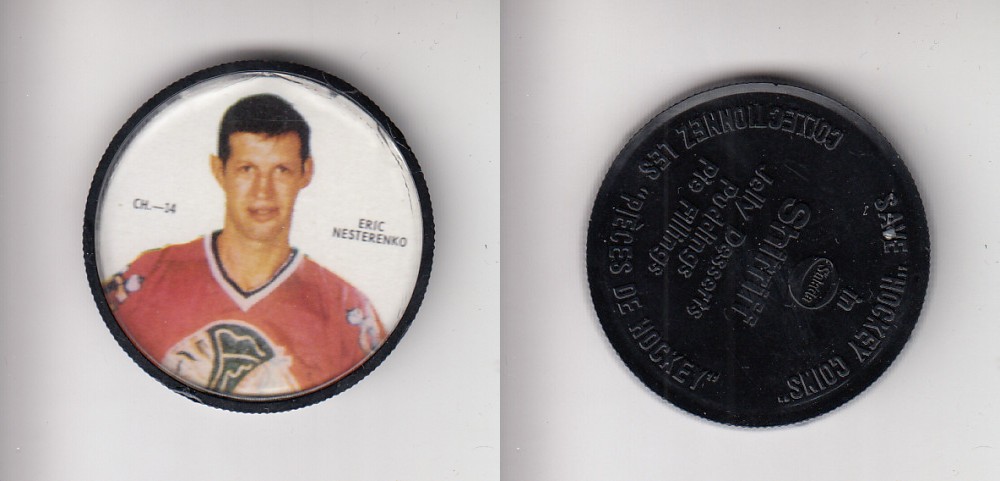 1968-69 SHIRRIFF HOCKEY COIN CH-14 E. NESTERENKO *SP* photo