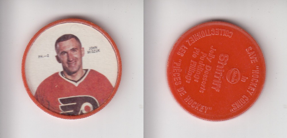 1968-69 SHIRRIFF HOCKEY COIN PH-2 J. MISZUK photo