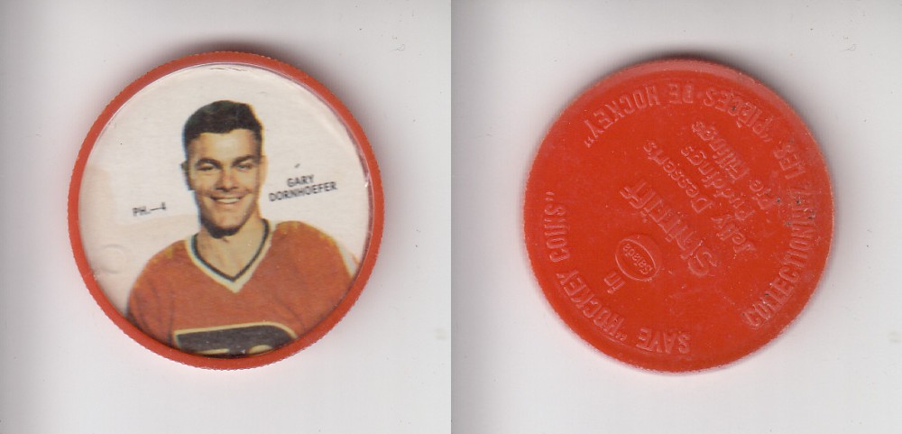 1968-69 SHIRRIFF HOCKEY COIN PH-4 G. DORNHOEFER photo