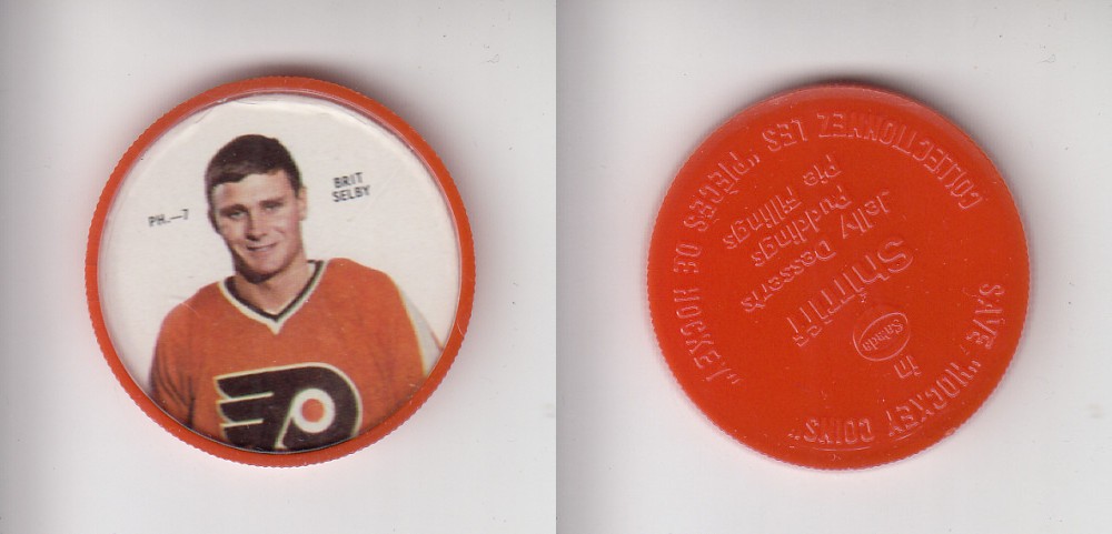 1968-69 SHIRRIFF HOCKEY COIN PH-7 B. SELBY photo