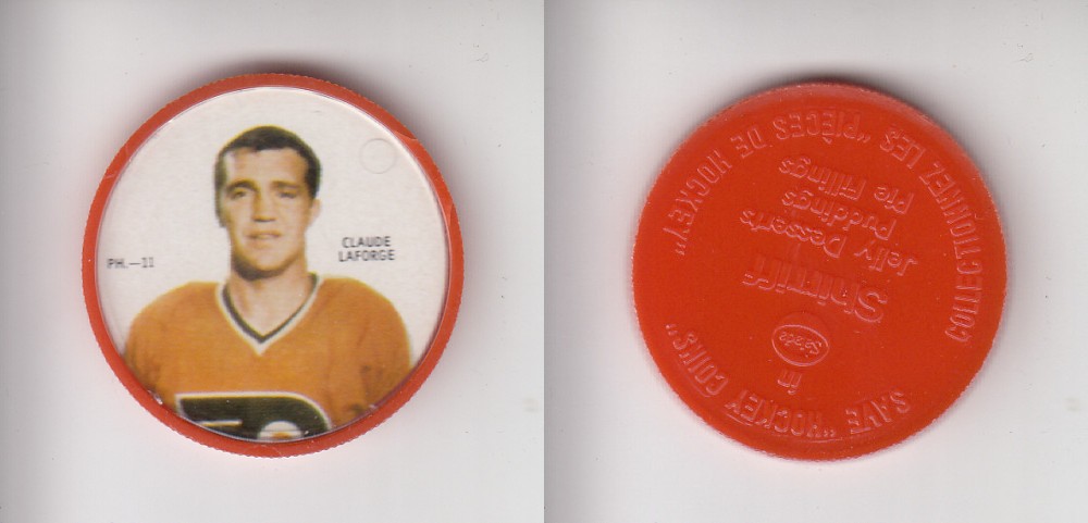 1968-69 SHIRRIFF HOCKEY COIN PH-11 C. LAFORGE *SP* photo