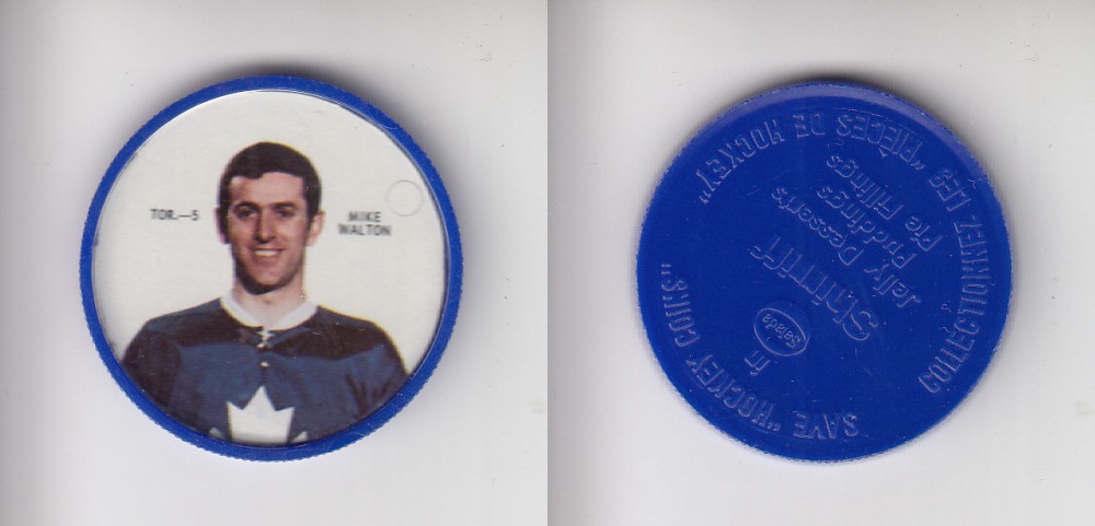 1968-69 SHIRRIFF HOCKEY COIN TOR-5 M. WALTON photo