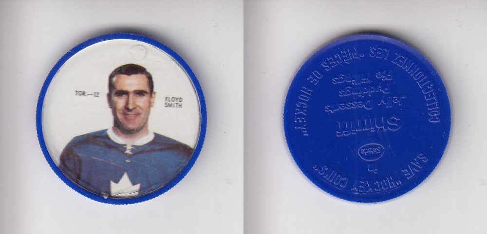 1968-69 SHIRRIFF HOCKEY COIN TOR-12 F. SMITH photo