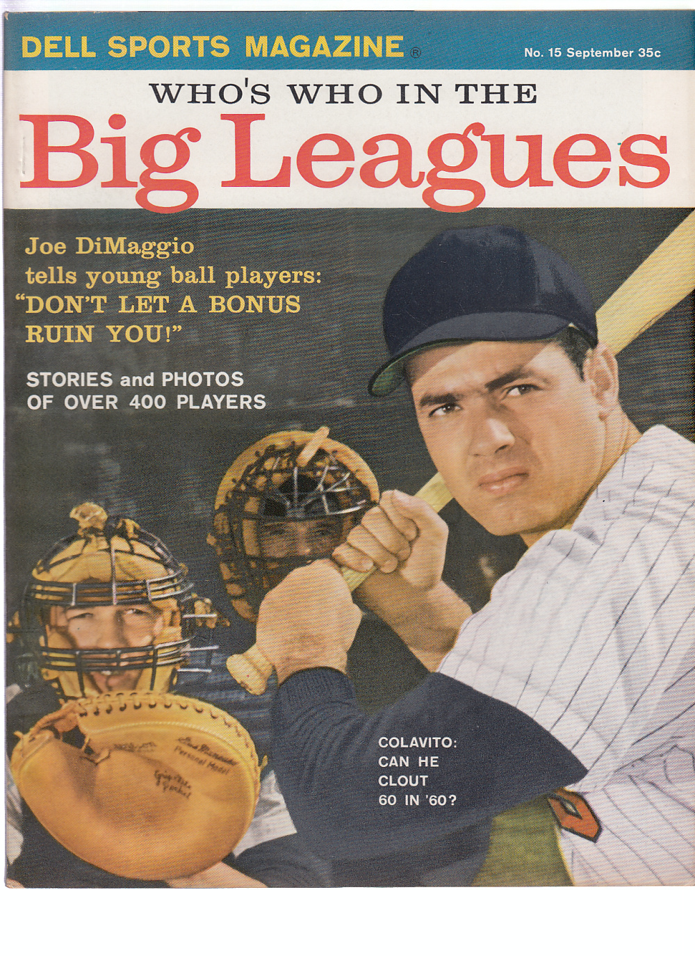 1960 DELL SPORTS FULL MAGAZINE photo 1960 DELL SPORTS FULL MAGAZINE photo