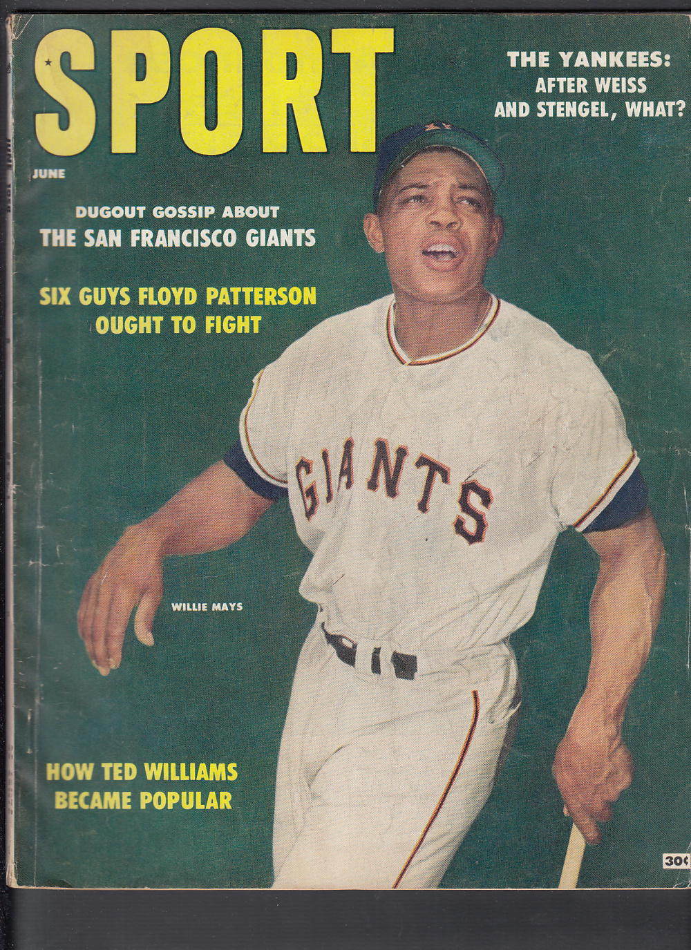 1958 SPORT FULL MAGAZINE W. WAYS ON COVER photo