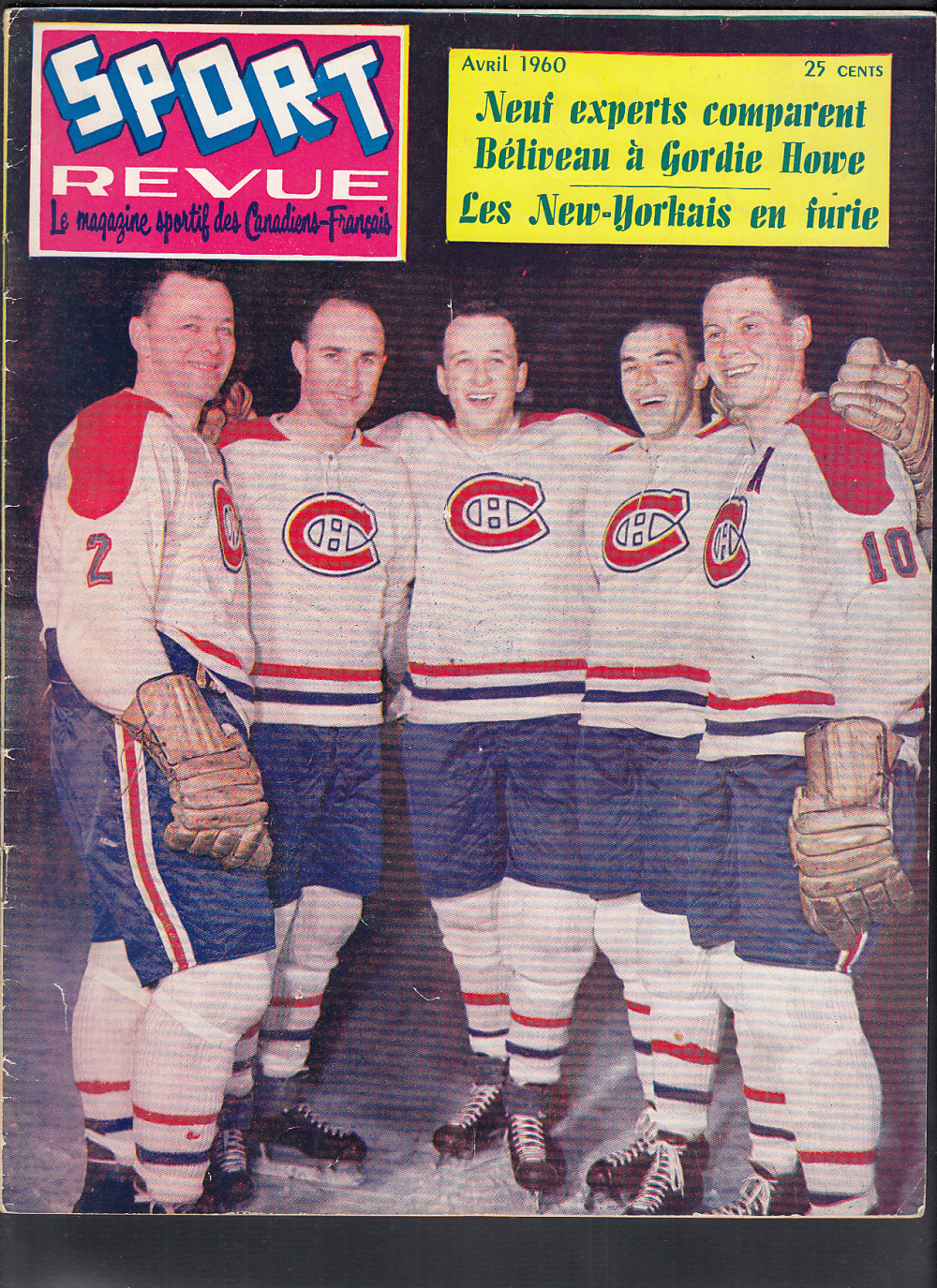 1960 SPORT REVUE MAGAZINE D. HARVEY ON COVER photo