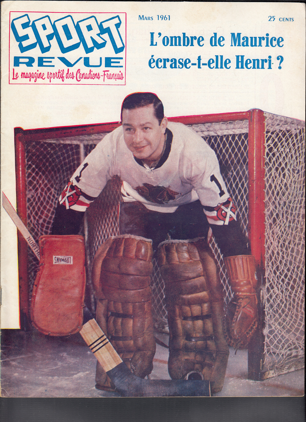 1961 SPORT REVUE MAGAZINE G. HALL ON COVER photo