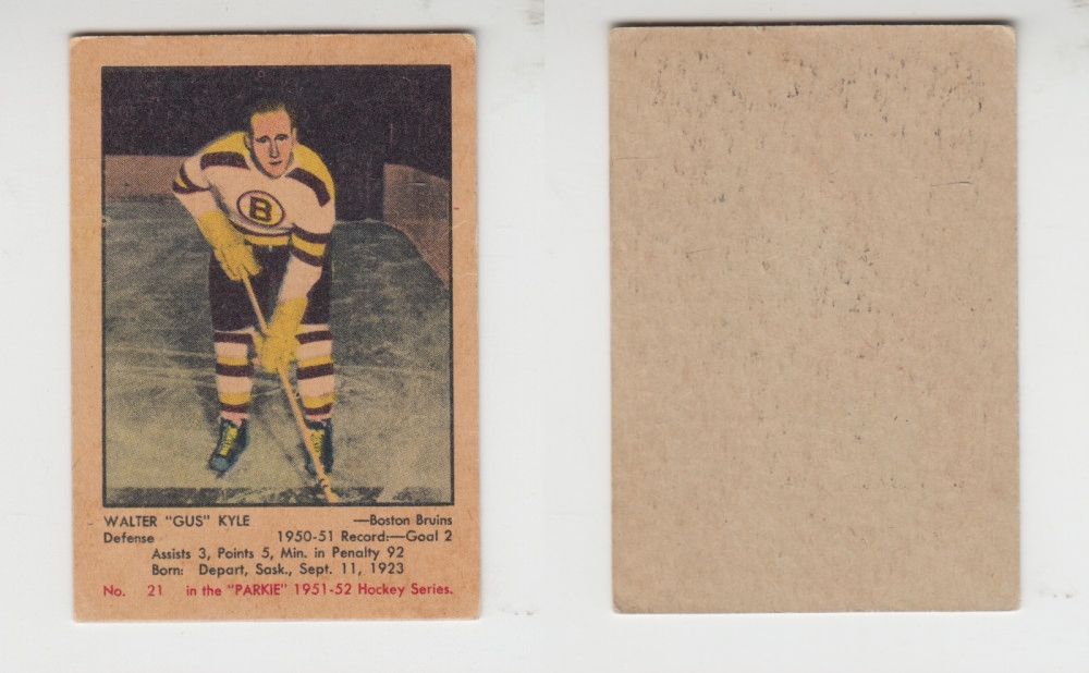 1951-52 PARKHURST HOCKEY CARD #21 W. KYLE photo