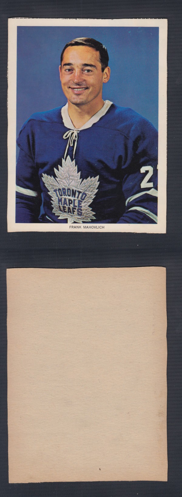 1963-65 CHEX PHOTO F. MAHOVLICH photo