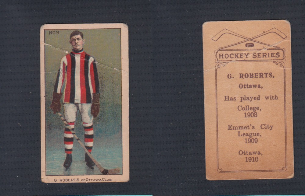 1910-11 C56 IMPERIAL TOBACCO #3 G.ROBERTS  photo