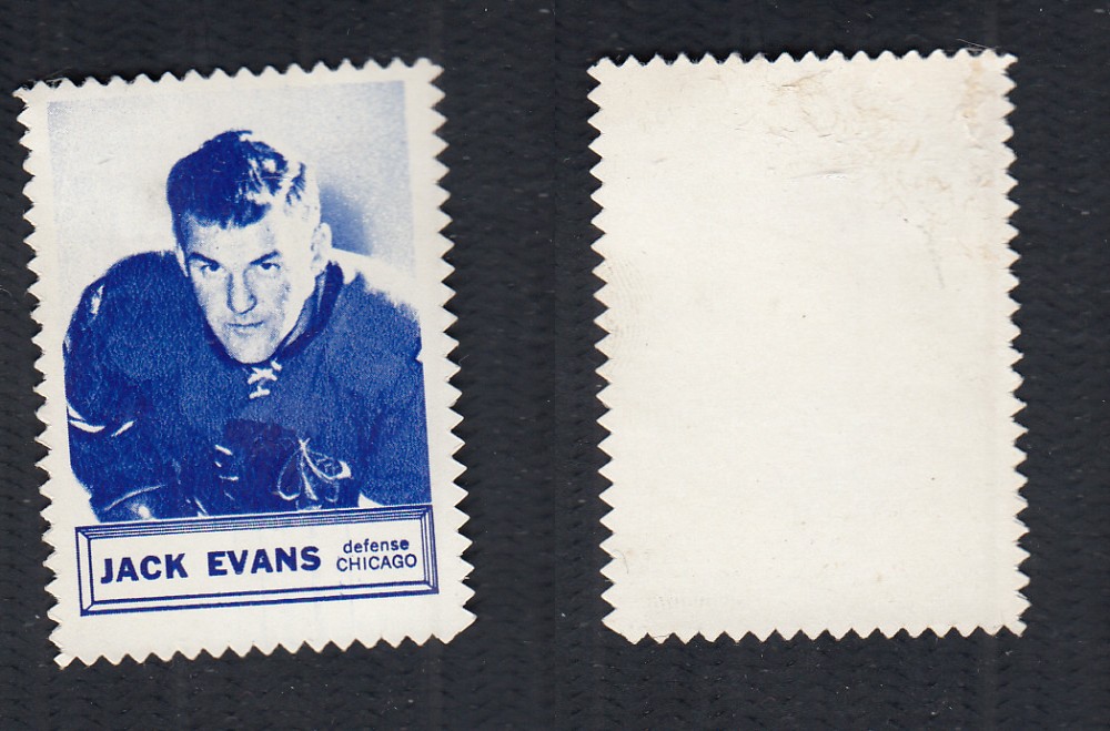 1961-62 TOPPS STAMPS J. EVANS photo