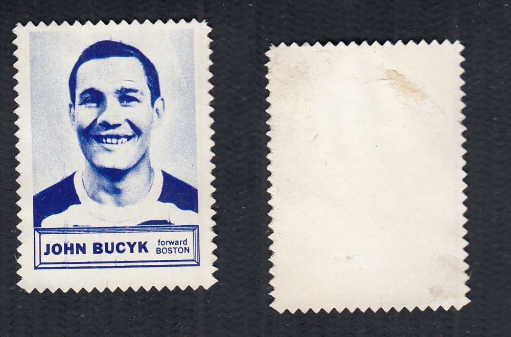 1961-62 TOPPS STAMPS J. BUCYK photo