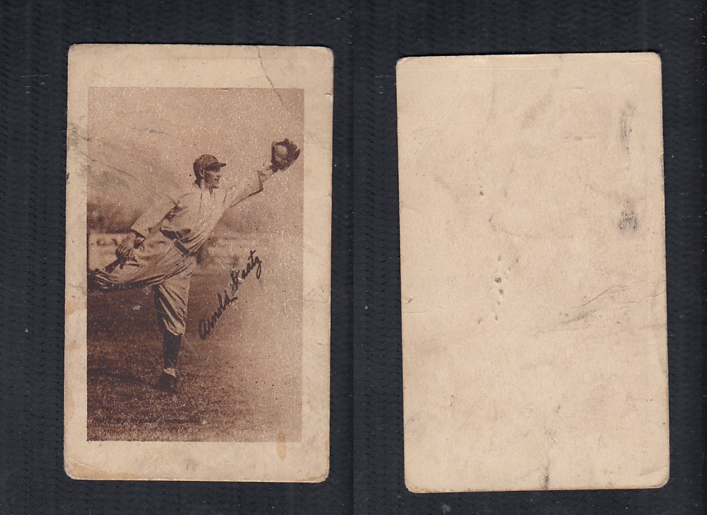 1923 V100 WILLARD'S CHOCOLATE BASEBALL CARD A. STAATZ photo