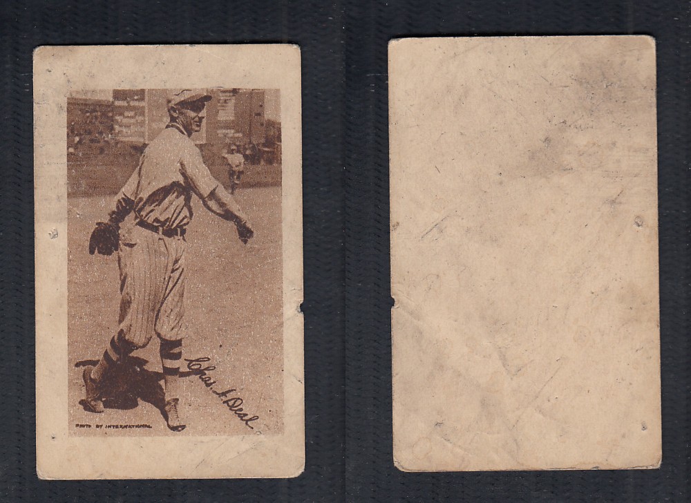 1923 V100 WILLARD'S CHOCOLATE BASEBALL CARD C.A. DEAL photo