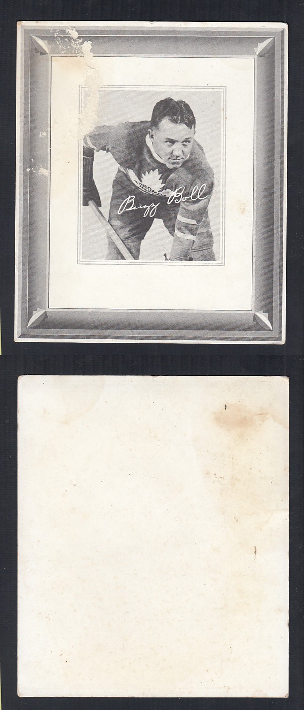 1938-39 QUAKER OATS HOCKEY CARD B. BOLL photo