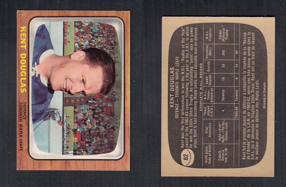 1966-67 TOPPS HOCKEY CARD #82 K. DOUGLAS  photo