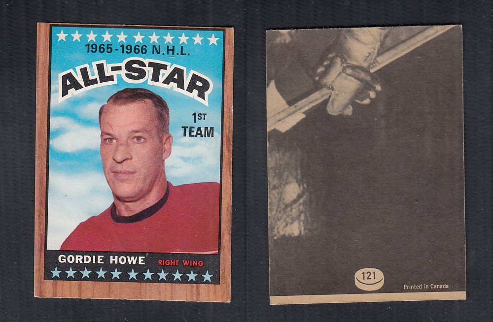 1966-67 TOPPS HOCKEY CARD #121 AS. G. HOWE photo