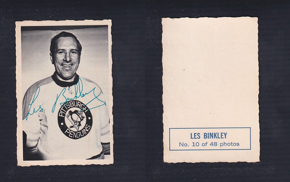 1970-71 O-PEE-CHEE DECKLE EDGE #10 L. BINKLEY photo