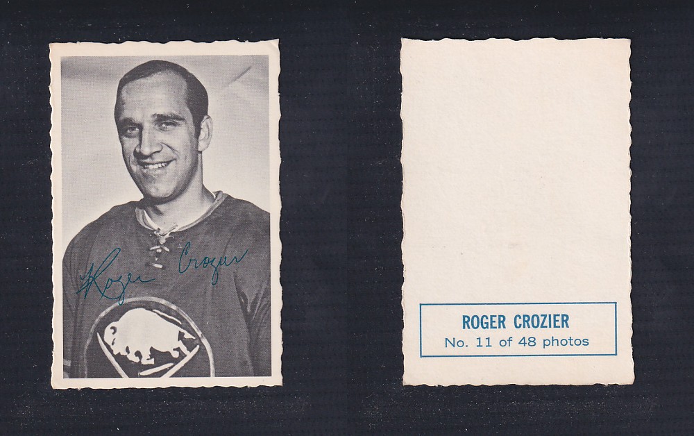 1970-71 O-PEE-CHEE DECKLE EDGE #11 R. CROZIER photo