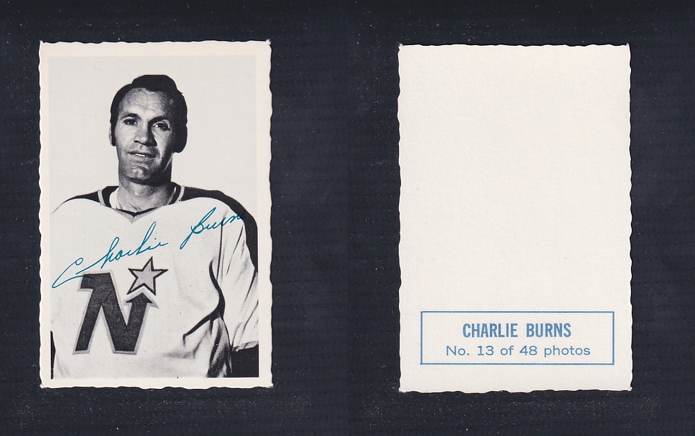 1970-71 O-PEE-CHEE DECKLE EDGE #13 C. BURNS photo