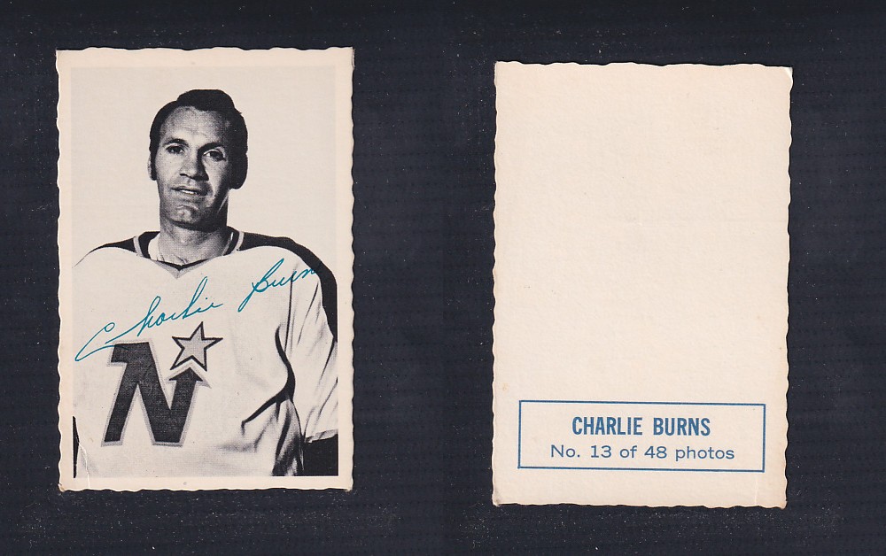 1970-71 O-PEE-CHEE DECKLE EDGE #13 C. BURNS photo