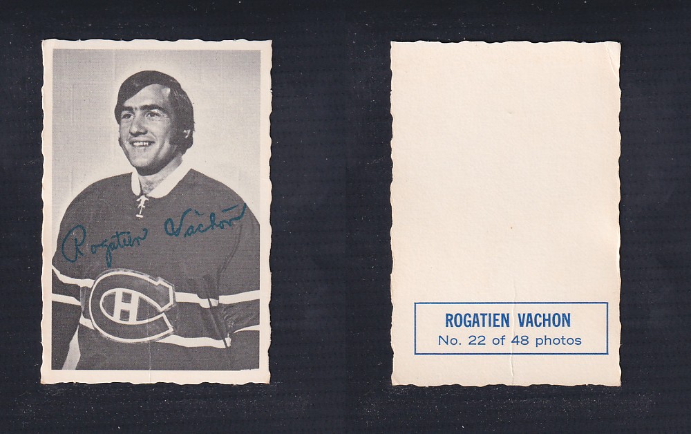 1970-71 O-PEE-CHEE DECKLE EDGE #22 R. VACHON photo