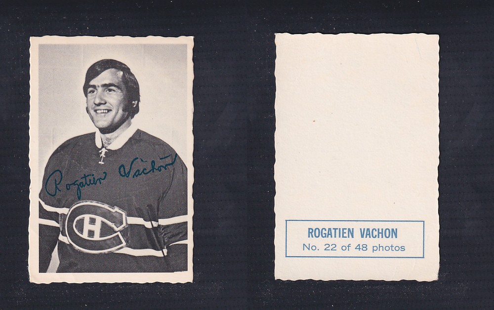 1970-71 O-PEE-CHEE DECKLE EDGE #22 R. VACHON photo