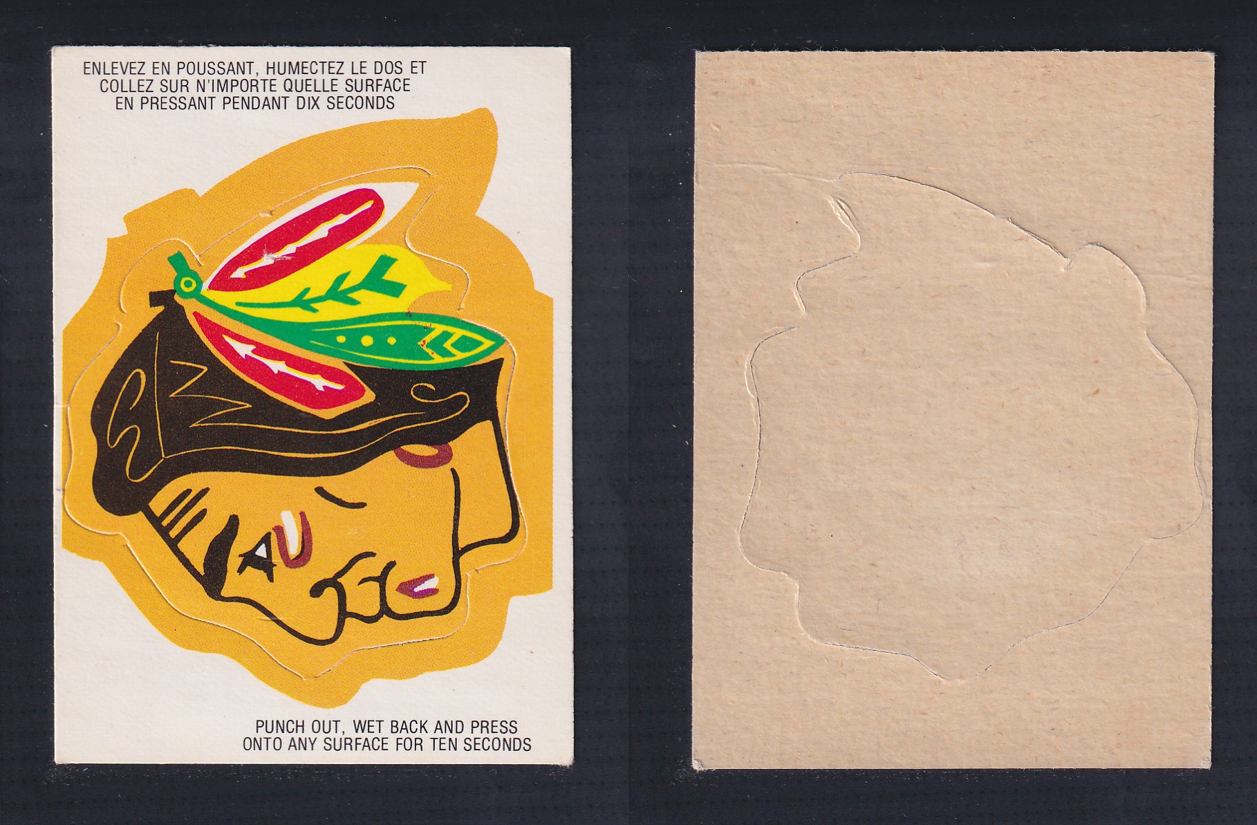 1973-74 O-PEE-CHEE TEAM LOGO CHICAGO BLACKHAWKS photo