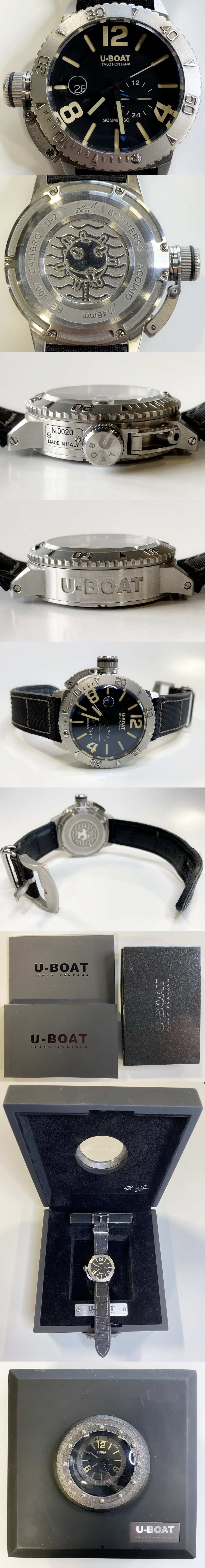 U-BOAT SOMMERSO AUTOMATIC MEN'S WATCH REF. 9007 WITH BOX & PAPERS photo